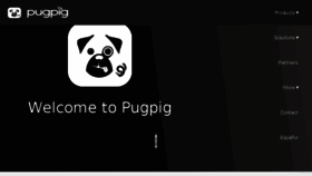 What Pugpig.com website looked like in 2018 (6 years ago)