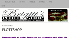 What Plottshop.ch website looked like in 2018 (6 years ago)