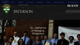 What Patersondiocese.org website looked like in 2018 (6 years ago)