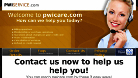 What Pwicare.com website looked like in 2018 (6 years ago)
