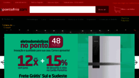 What Pontofrio.com.br website looked like in 2018 (6 years ago)