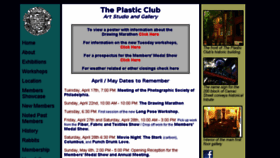 What Plasticclub.org website looked like in 2018 (6 years ago)