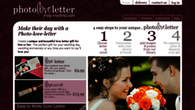 What Photoloveletter.co.uk website looked like in 2018 (6 years ago)