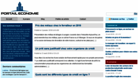 What Portail-economie.com website looked like in 2018 (6 years ago)