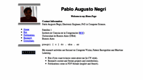 What Pablonegri.free.fr website looked like in 2018 (6 years ago)