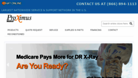 What Proximusmedical.com website looked like in 2018 (6 years ago)