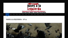 What Pasosalaizquierda.com website looked like in 2018 (6 years ago)