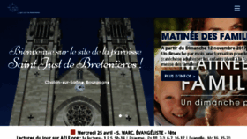 What Paroissesaintjust.org website looked like in 2018 (6 years ago)