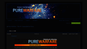 What Pure-warfare.com website looked like in 2018 (6 years ago)
