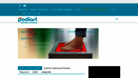 What Podiart.com website looked like in 2018 (6 years ago)