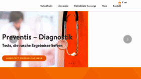 What Preventis-online.de website looked like in 2018 (6 years ago)