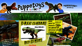 What Puppetoys.com website looked like in 2018 (6 years ago)