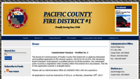 What Pcfd1.org website looked like in 2018 (5 years ago)
