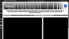 What Photology.fr website looked like in 2018 (6 years ago)