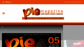 What Piemagazine.org website looked like in 2018 (6 years ago)