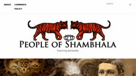 What Peopleofshambhala.com website looked like in 2018 (6 years ago)