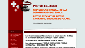 What Pectusecuador.com website looked like in 2018 (5 years ago)