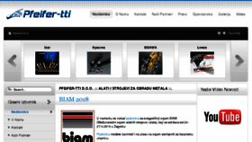 What Pfeifer-tti.hr website looked like in 2018 (6 years ago)