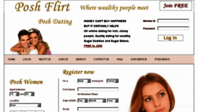 What Poshflirt.co.uk website looked like in 2018 (5 years ago)