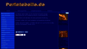 What Purintabelle.de website looked like in 2018 (6 years ago)