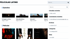 What Peliculaslatino.com website looked like in 2018 (6 years ago)