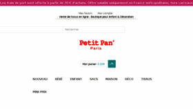 What Petitpan.com website looked like in 2018 (6 years ago)