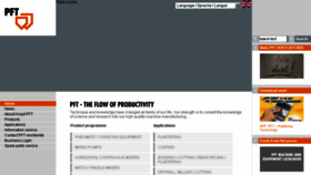 What Pft.eu website looked like in 2018 (6 years ago)