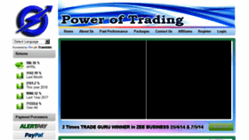 What Poweroftrading.com website looked like in 2018 (6 years ago)