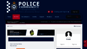 What Police.community website looked like in 2018 (6 years ago)