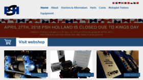 What Psh.nl website looked like in 2018 (6 years ago)