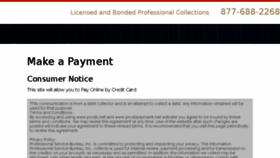 What Prosbpayment.net website looked like in 2018 (6 years ago)