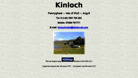 What Pennyghael.org.uk website looked like in 2018 (6 years ago)