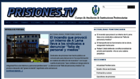 What Prisiones.tv website looked like in 2018 (6 years ago)