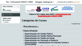What Posunead.uneb.br website looked like in 2018 (6 years ago)