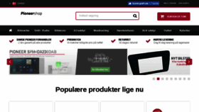 What Pioneershop.dk website looked like in 2018 (5 years ago)