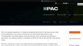 What Paclp.com website looked like in 2018 (6 years ago)