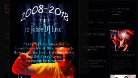 What Party-dj-eric.de website looked like in 2018 (6 years ago)