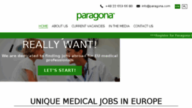 What Paragona.com website looked like in 2018 (6 years ago)