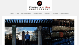 What Portraitsbyrod.com website looked like in 2018 (6 years ago)