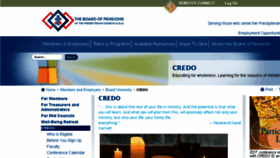 What Presbyteriancredo.org website looked like in 2018 (7 years ago)