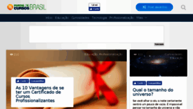 What Portaldecursosbrasil.com.br website looked like in 2018 (6 years ago)