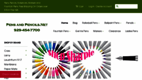 What Pensandpencils.net website looked like in 2018 (6 years ago)
