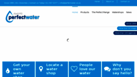 What Perfectwater.co.za website looked like in 2018 (6 years ago)