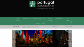What Portugalconfidential.com website looked like in 2018 (6 years ago)
