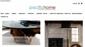 What Pacific-home.com website looked like in 2018 (6 years ago)