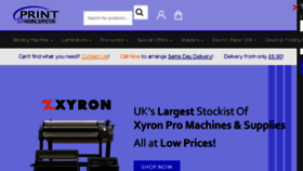 What Printfinishingsuperstore.co.uk website looked like in 2018 (6 years ago)