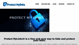 What Protect-mylinks.com website looked like in 2018 (6 years ago)