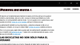 What Perfilderuta.es website looked like in 2018 (6 years ago)