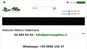 What Perrosygatos.cl website looked like in 2018 (6 years ago)