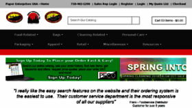 What Paperenterprisesusa.com website looked like in 2018 (6 years ago)